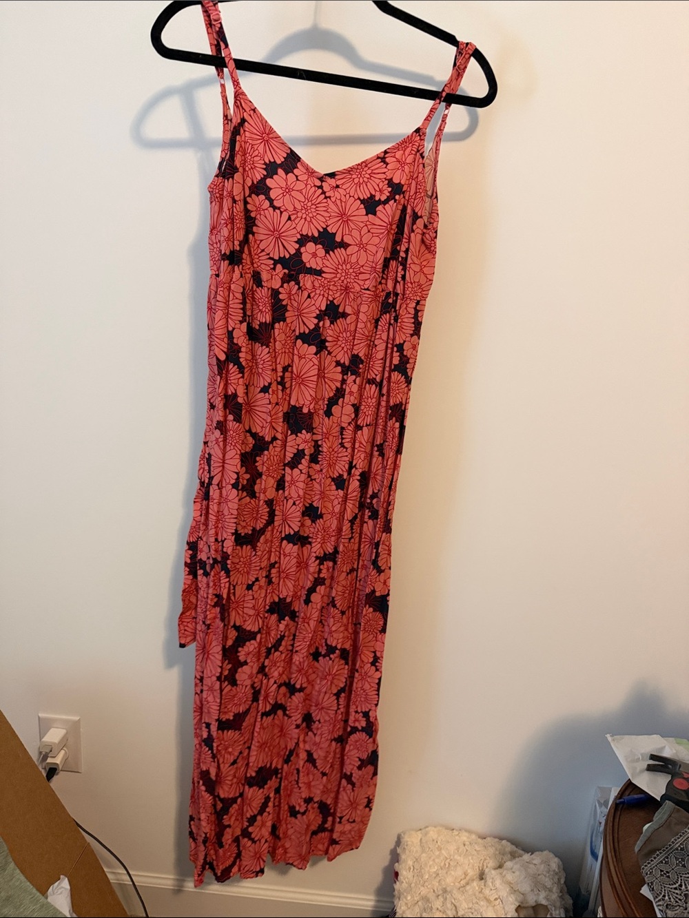 Isabel Maternity by Ingrid & Isabel Coral Pink Floral Maxi Dress